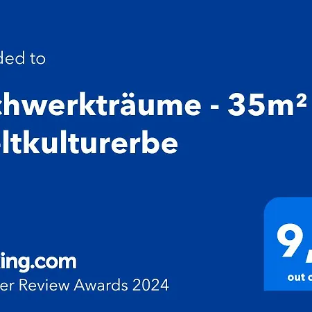 Apartament Fachwerktraeume - 35M² Weltkulturerbe Quedlinburg Zewnętrze zdjęcie